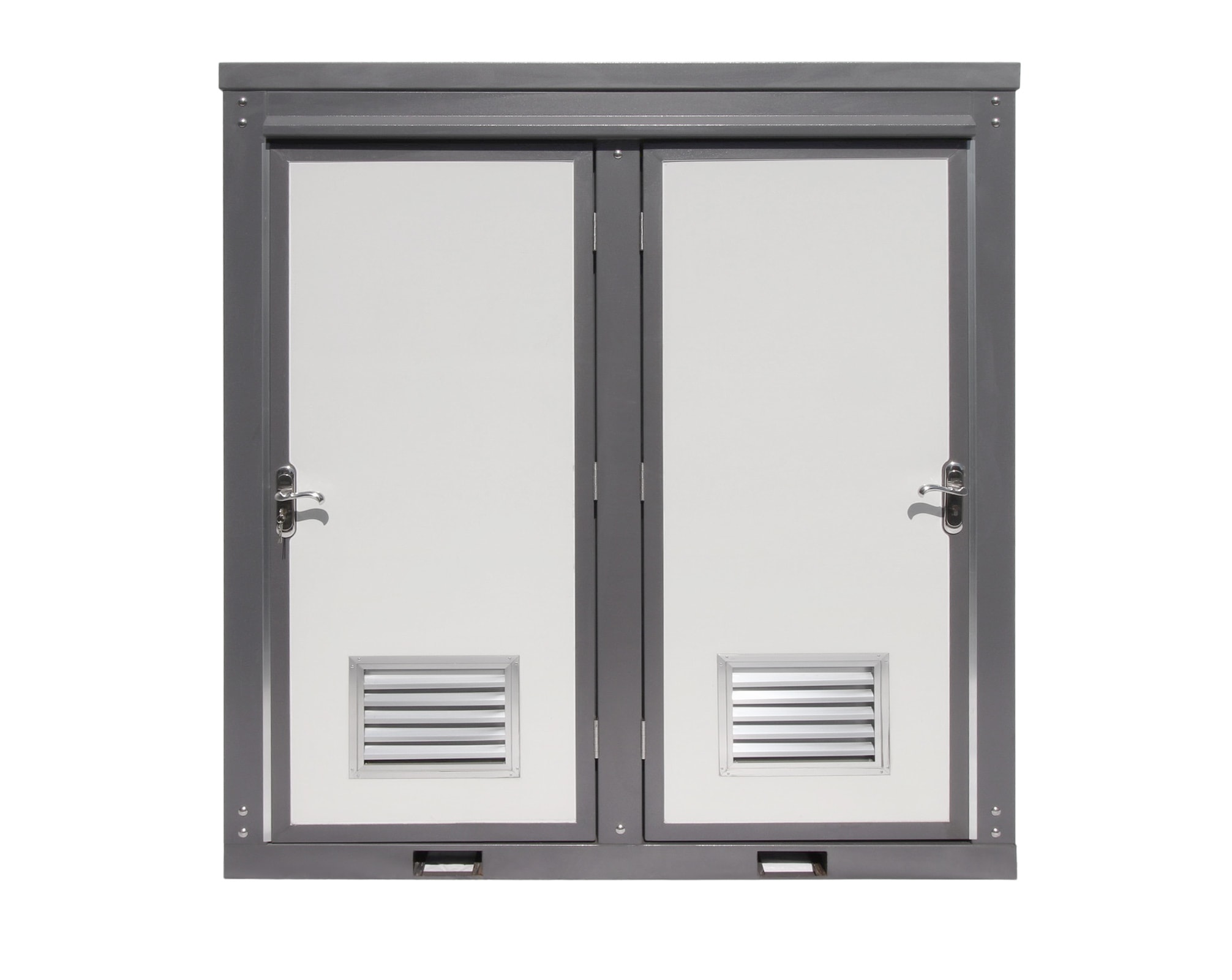 M&B | Double Stall Portable Washroom - Backstorage Containers LLC