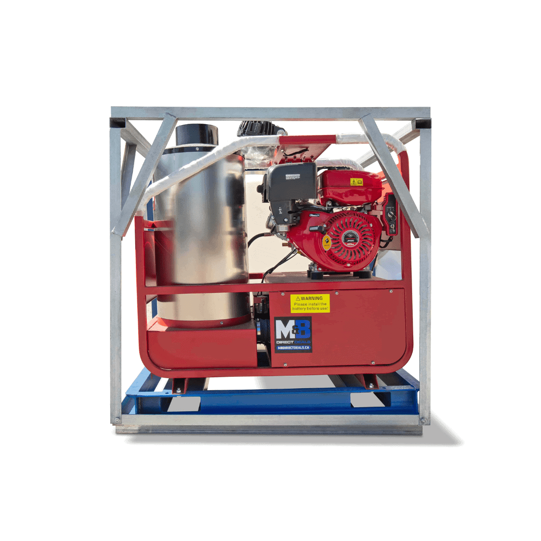 M&B | 4000 PSI Self Contained Hot Water Pressure Washer - Backstorage Containers LLC