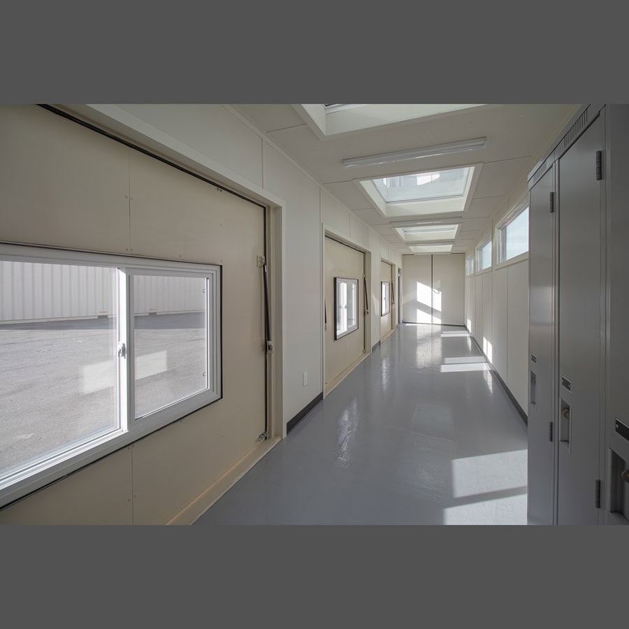 40&rsquo; Art Studio w/Flip up Doors - Backstorage Containers LLC