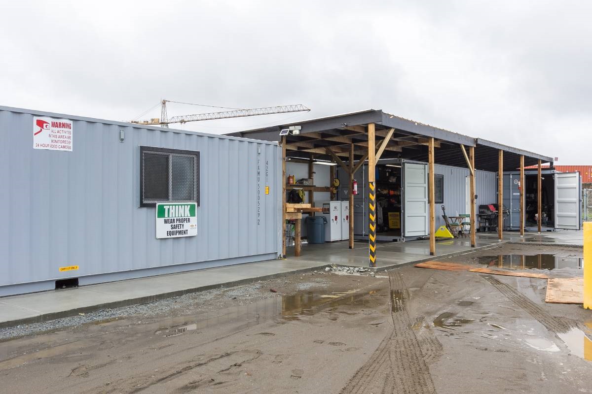 Office & Workshop Space for Progressive Concrete - Backstorage Containers LLC