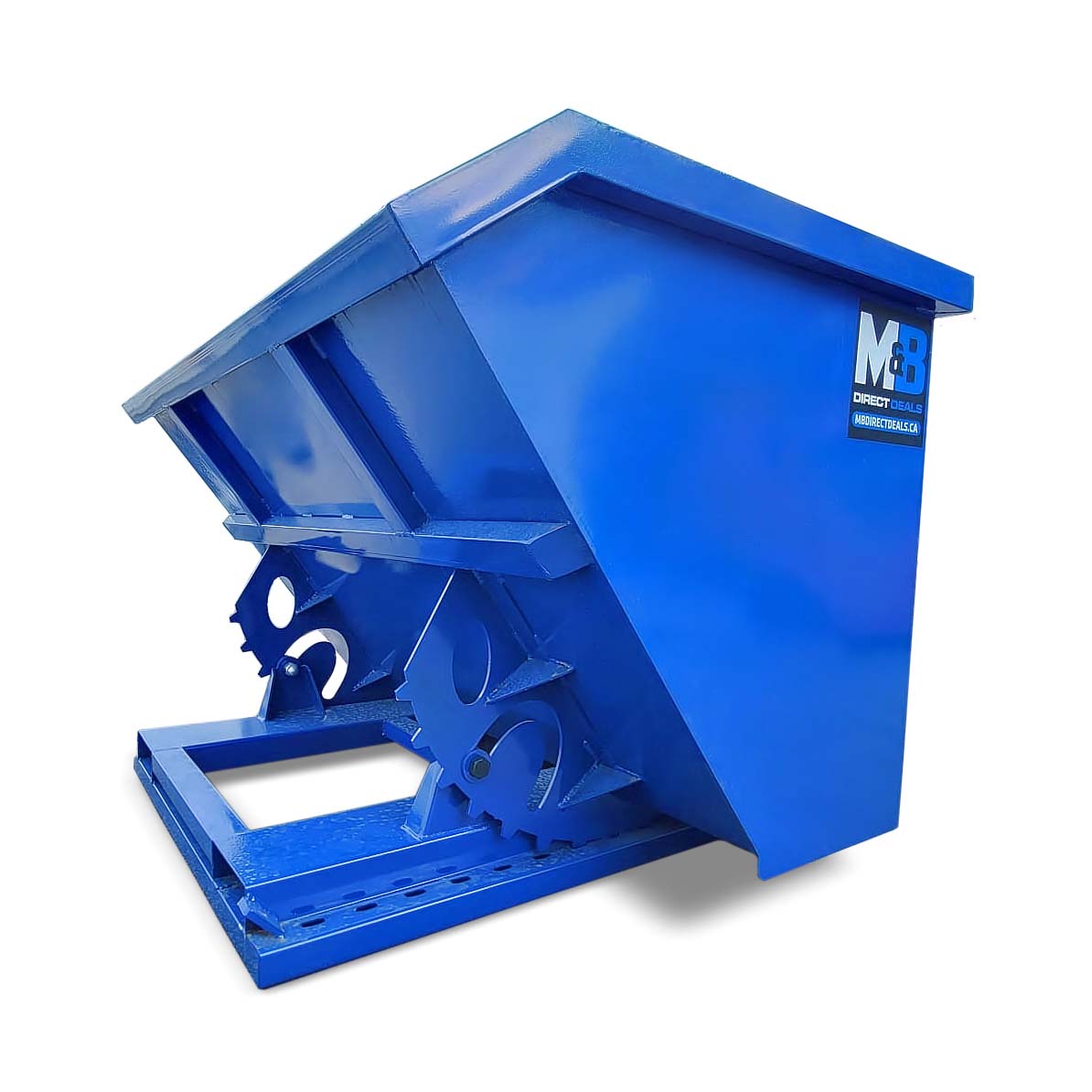 M&B | 1.5CY Forklift Dumping Bin - Backstorage Containers LLC