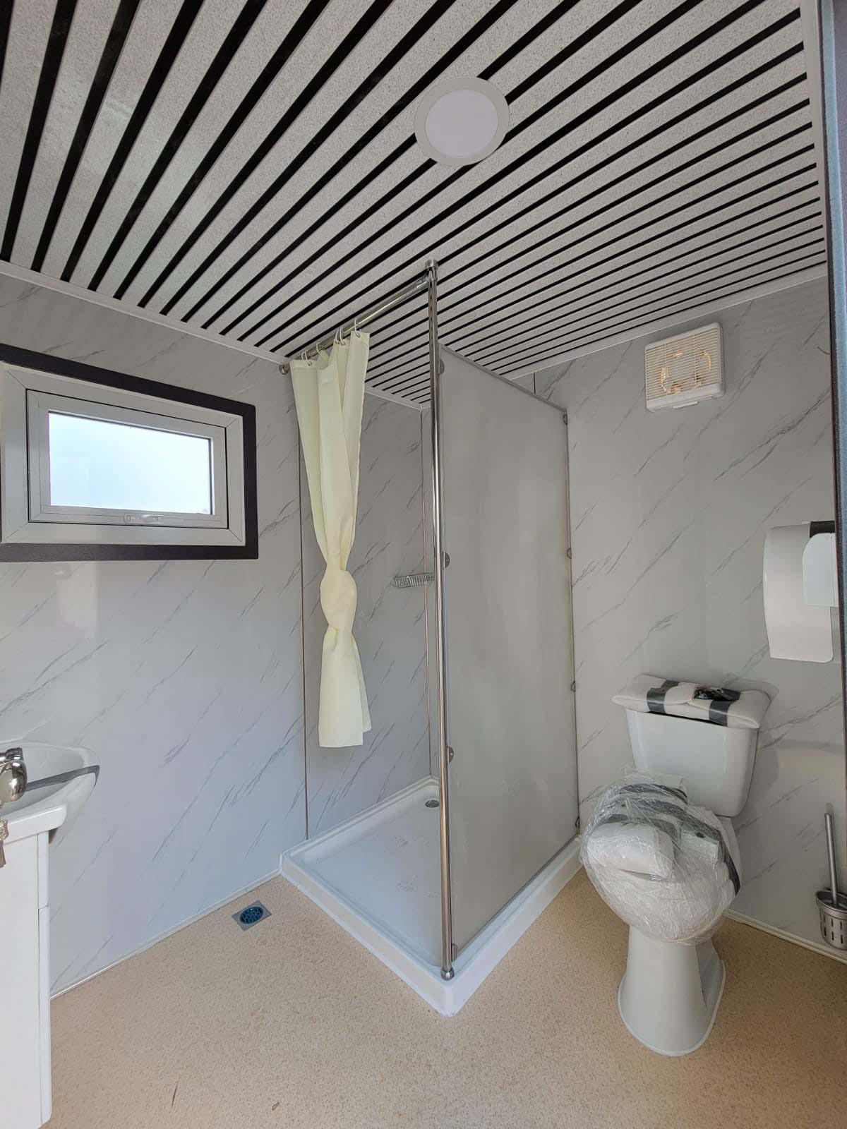 M&B | Portable Washroom + Shower - Backstorage Containers LLC