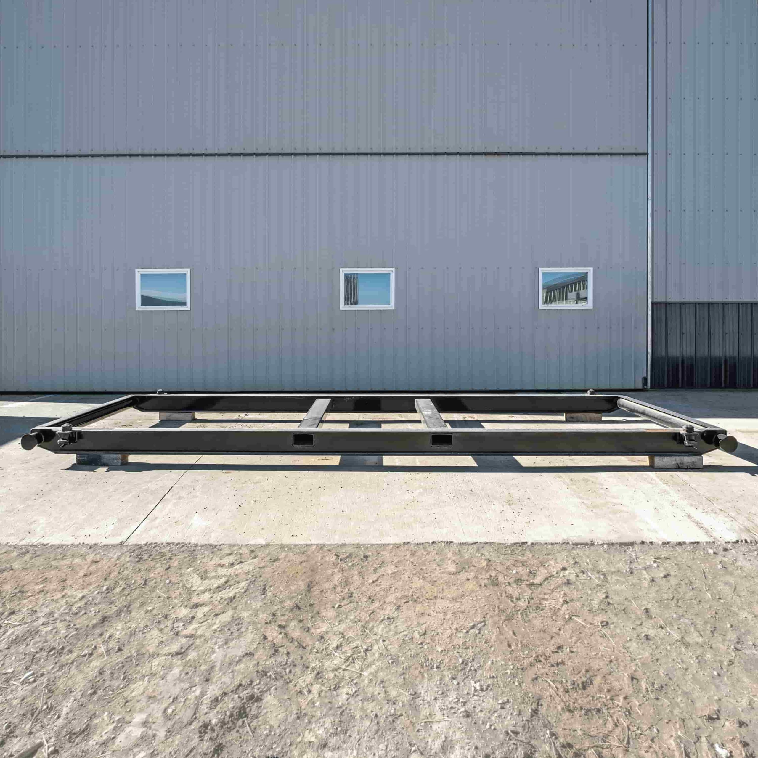 20&rsquo; Skid w/ Twist locks &ldquo;Non Grated&rdquo; - Backstorage Containers LLC