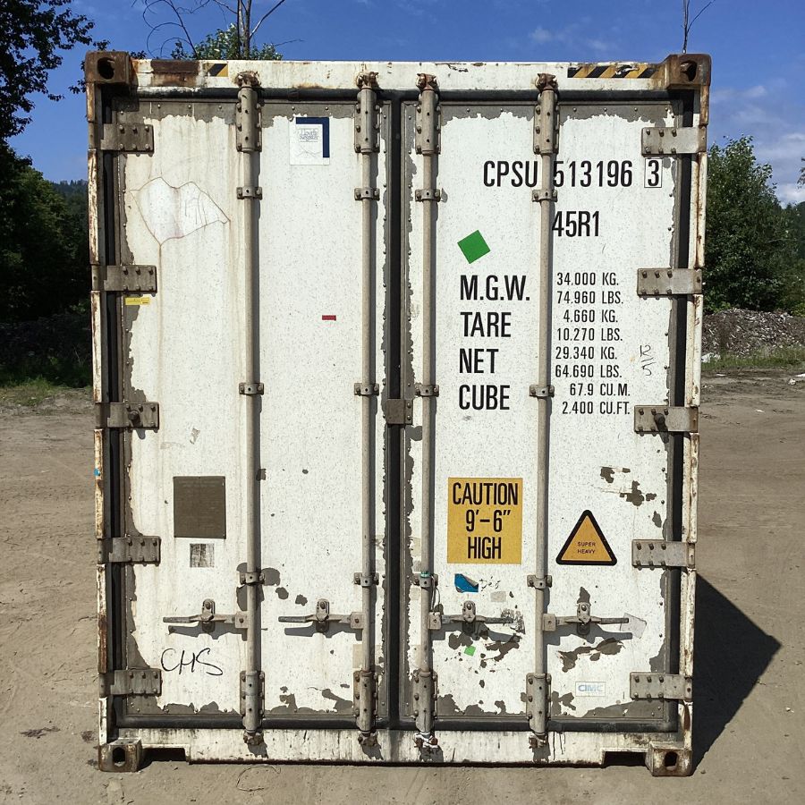 40&rsquo;HC Non-Working Reefer (DMG) - Backstorage Containers LLC