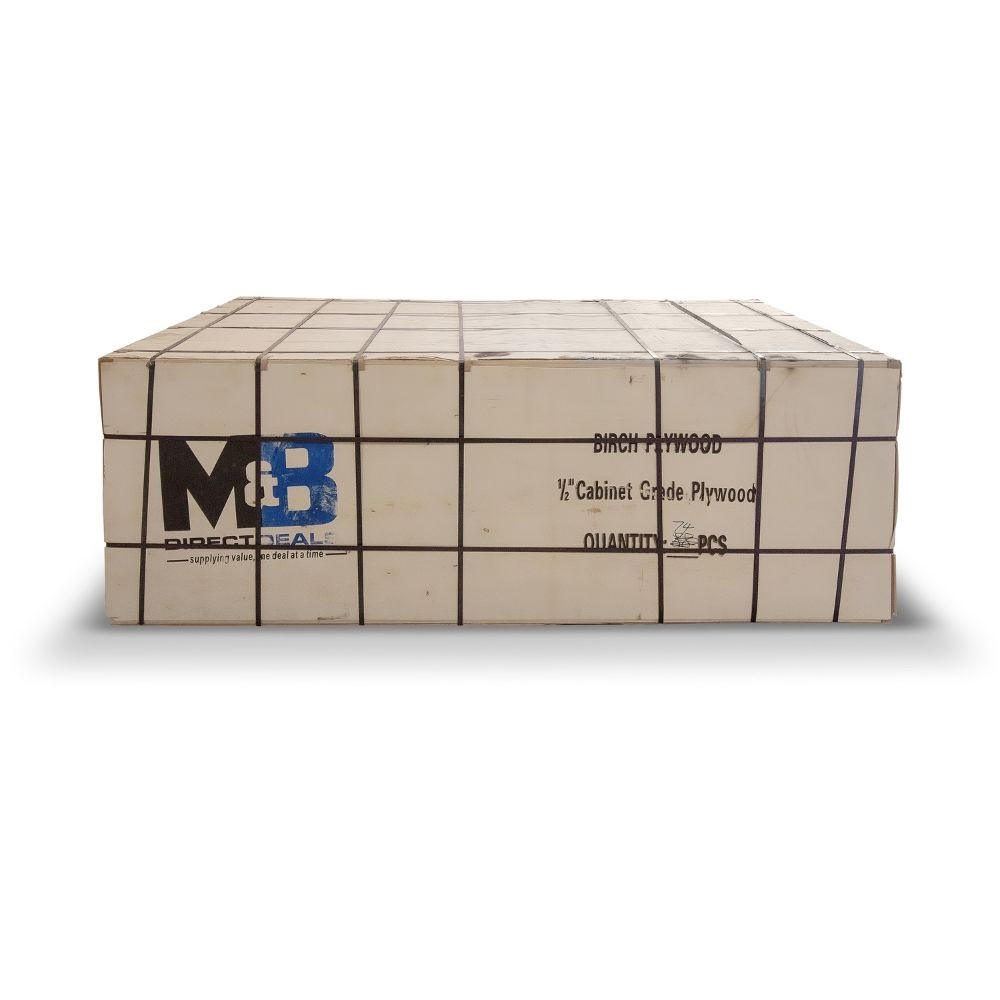 M&B | 1/2&rdquo; Cabinet Grade Birch Plywood - Backstorage Containers LLC