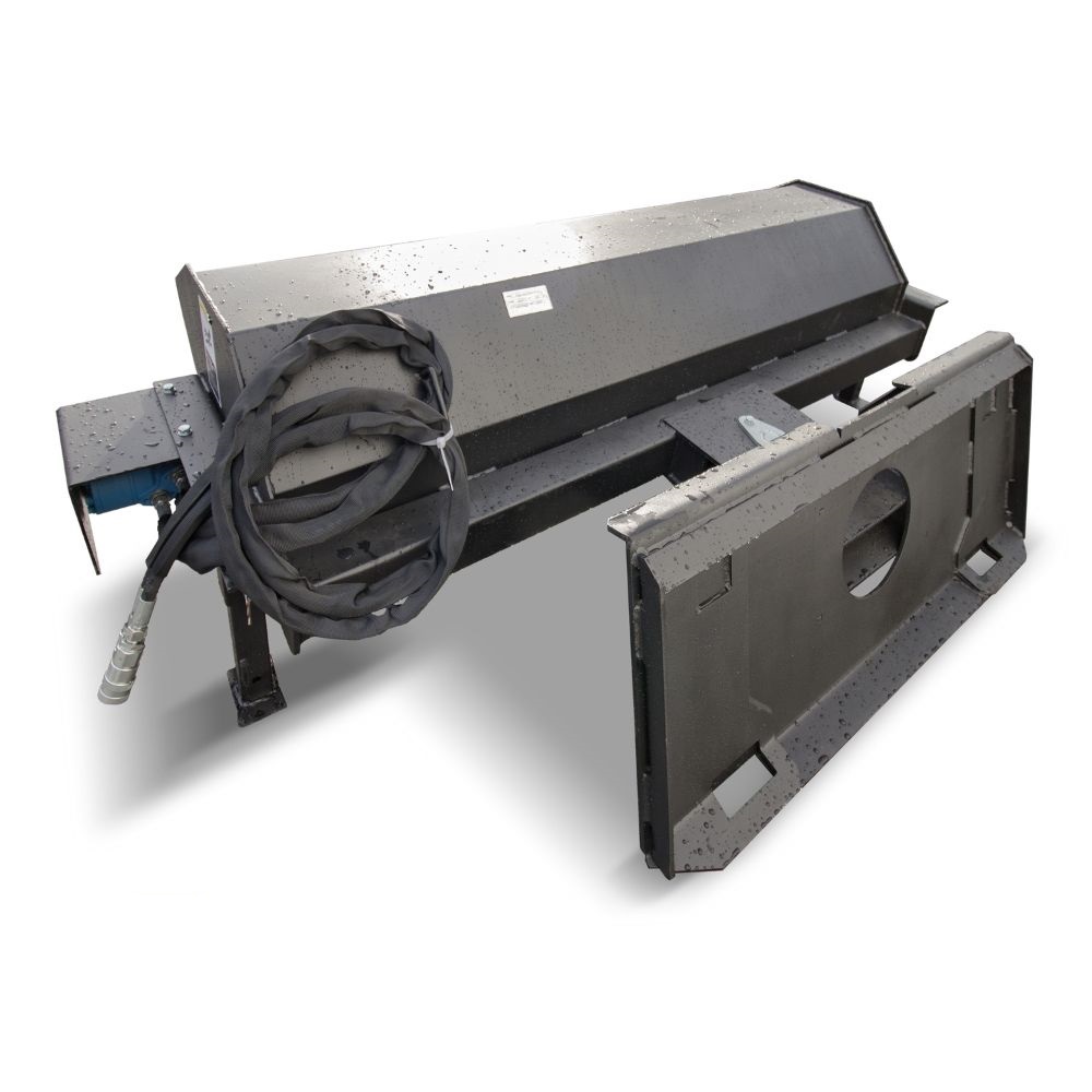 M&B | 72&Prime; Skid Steer Angle Broom - Backstorage Containers LLC