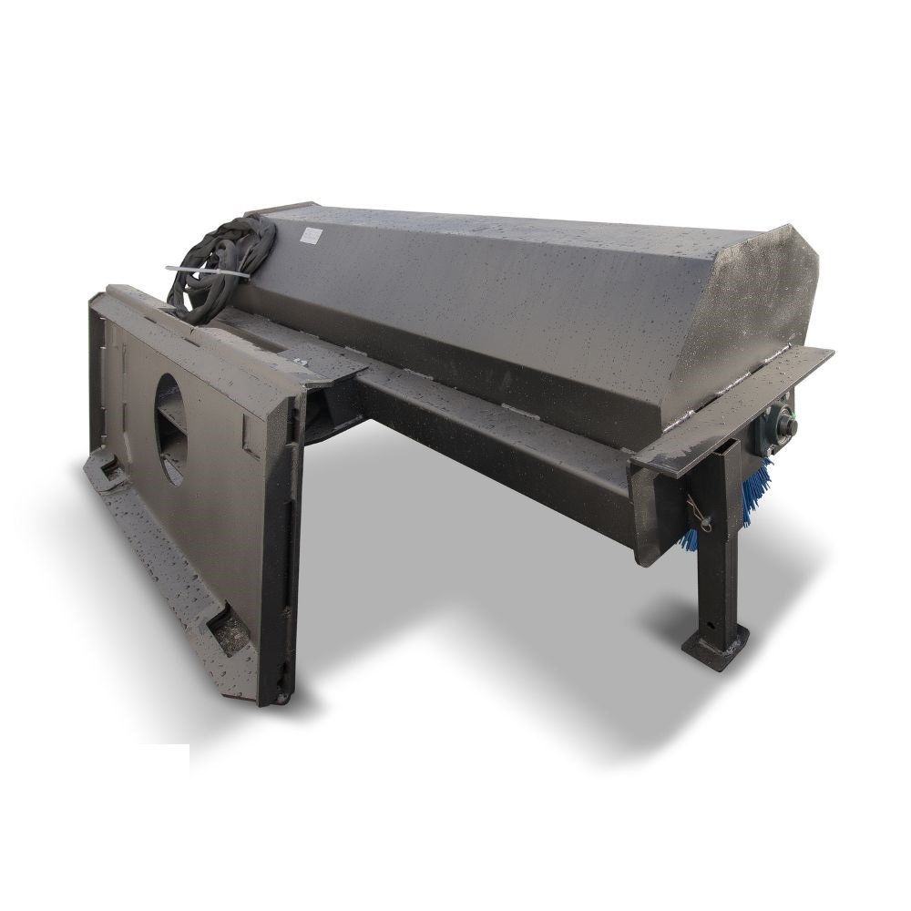 M&B | 72&Prime; Skid Steer Angle Broom - Backstorage Containers LLC