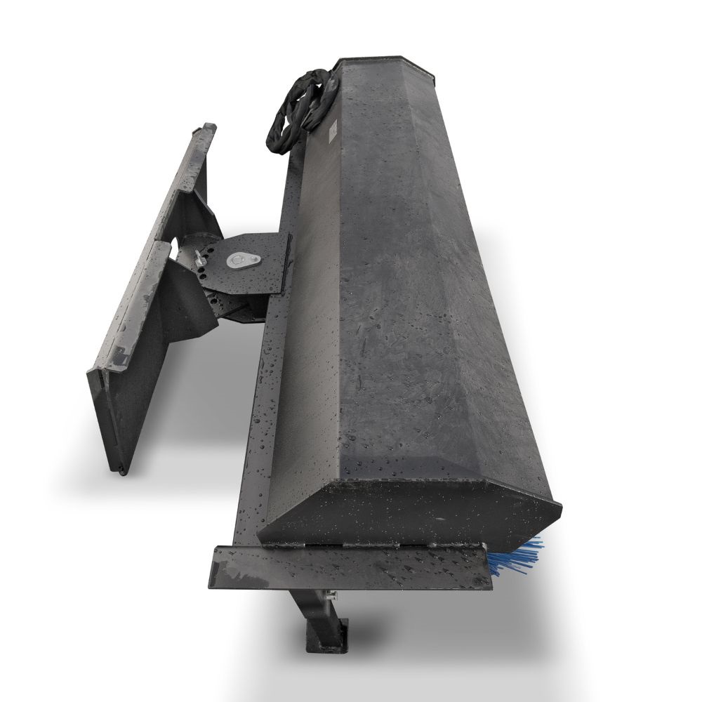 M&B | 72&Prime; Skid Steer Angle Broom - Backstorage Containers LLC