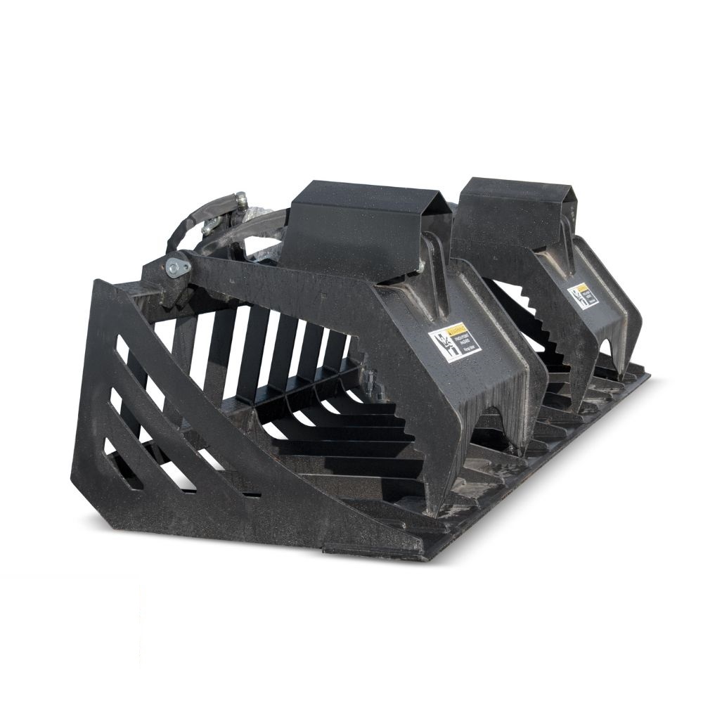 M&B | 72&Prime; Rock Grapple Bucket - Backstorage Containers LLC