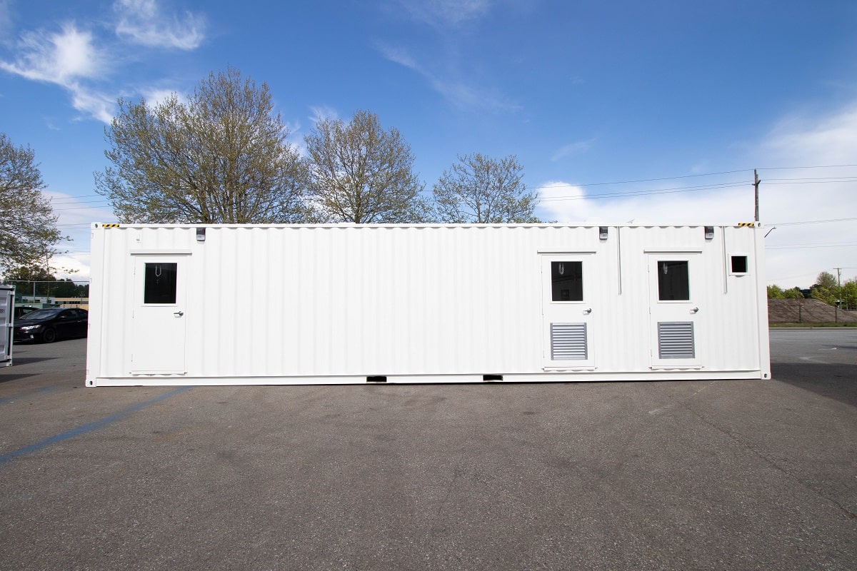 40&rsquo; Custom Mechanical Enclosure - Backstorage Containers LLC