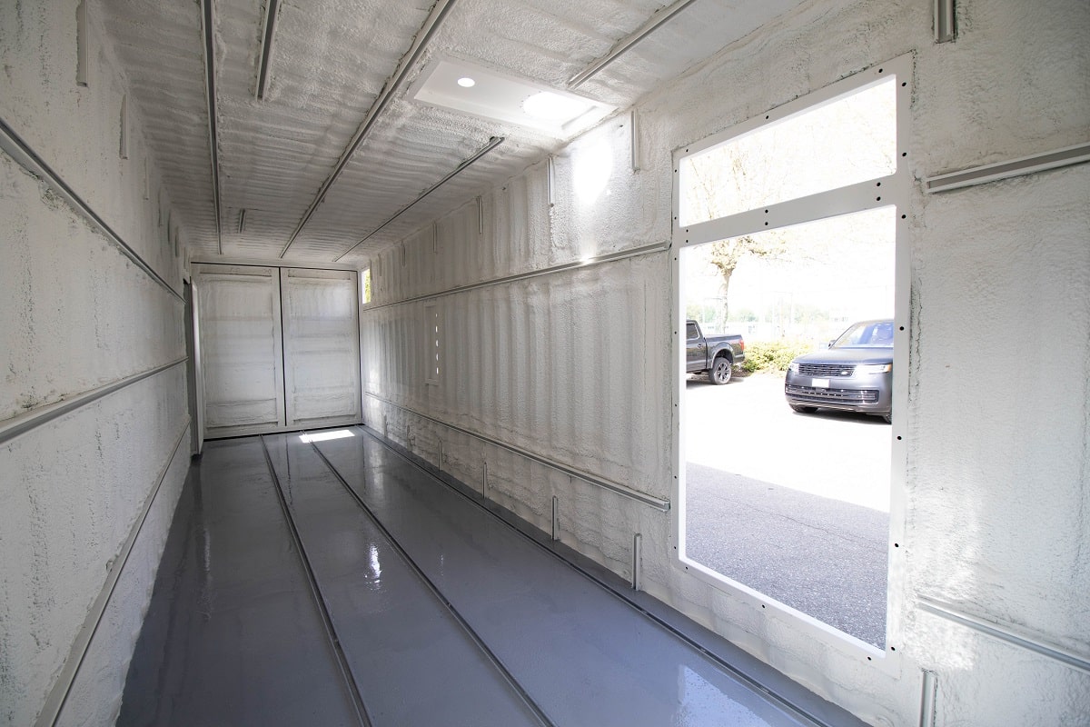 40&rsquo; Custom Mechanical Enclosure - Backstorage Containers LLC