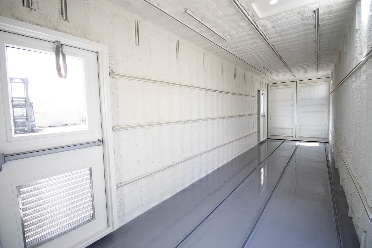 40&rsquo; Custom Mechanical Enclosure - Backstorage Containers LLC
