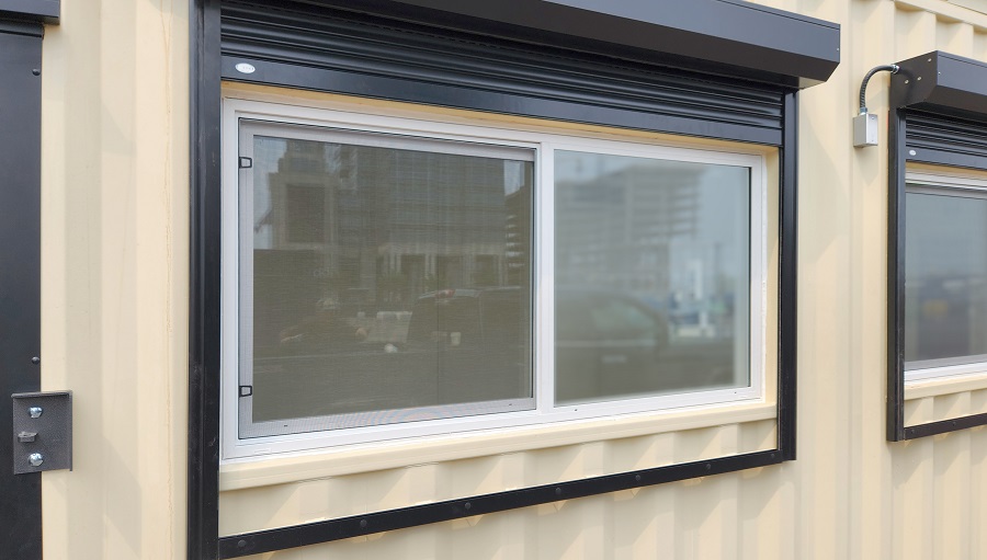 40&rsquo;HC VIP Area with Patio for the Oilers - Backstorage Containers LLC