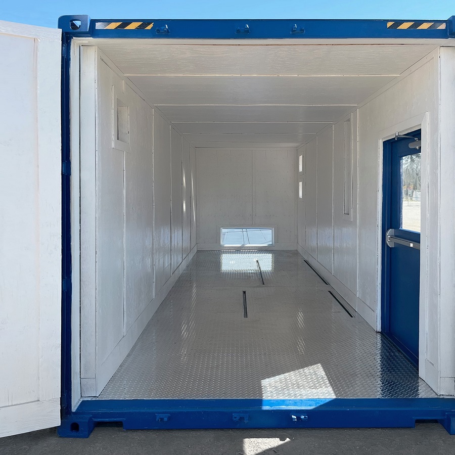 40&rsquo; Custom Equipment Enclosure - Backstorage Containers LLC