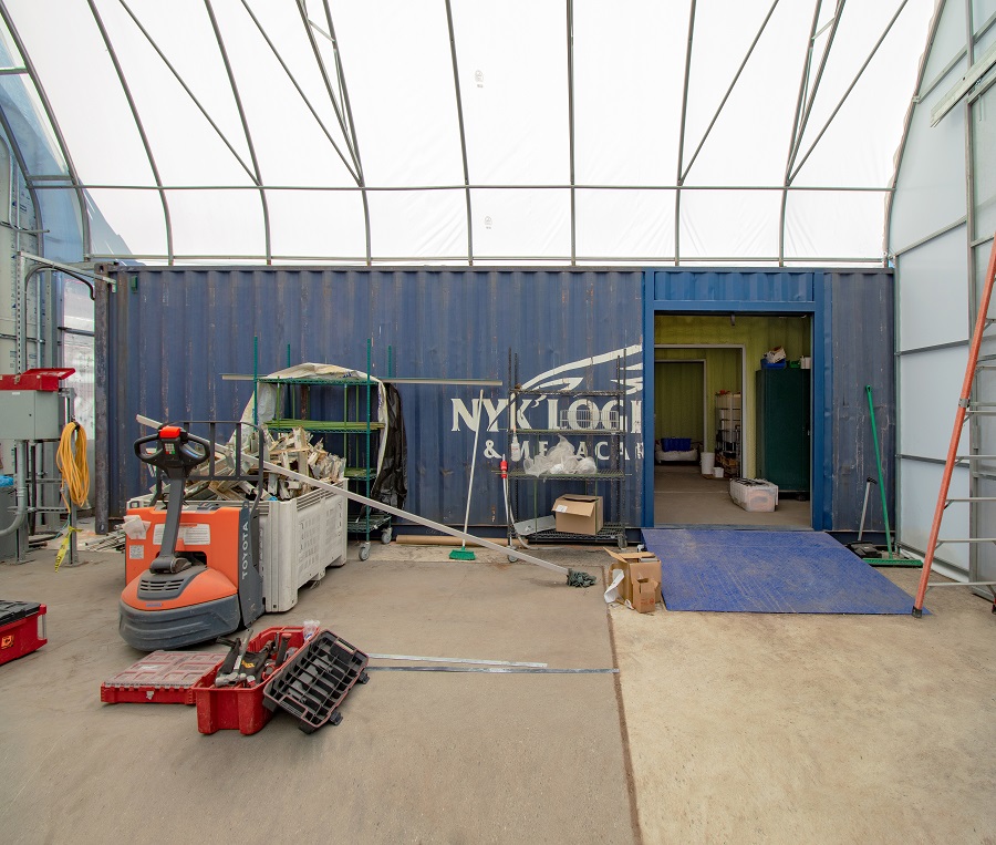 Custom Storage & Processing units for an Organics Company - Backstorage Containers LLC