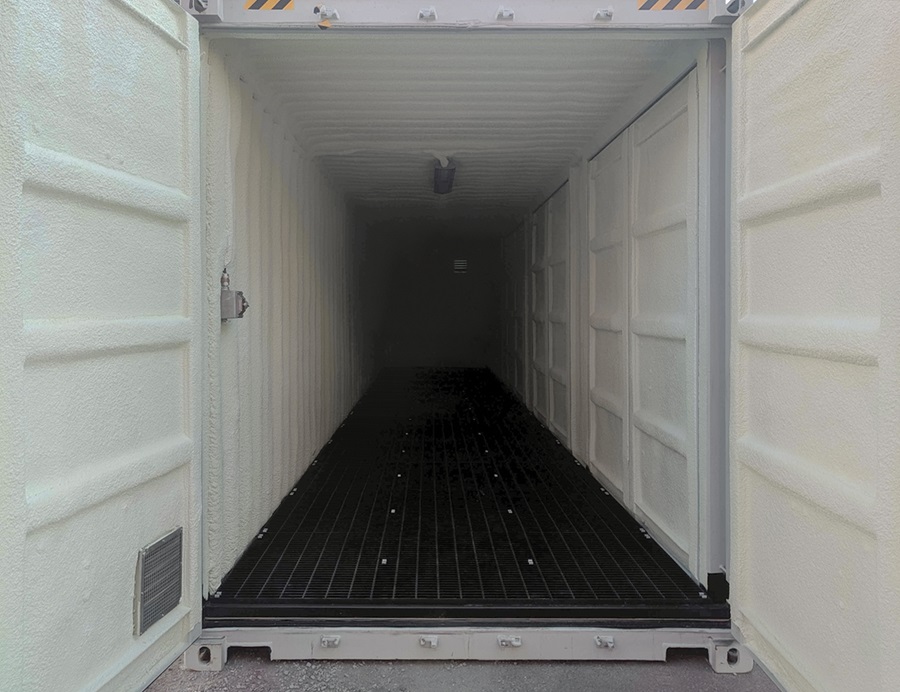 40&rsquo;HC Chemical Storage w/4 x Side Doors - Backstorage Containers LLC