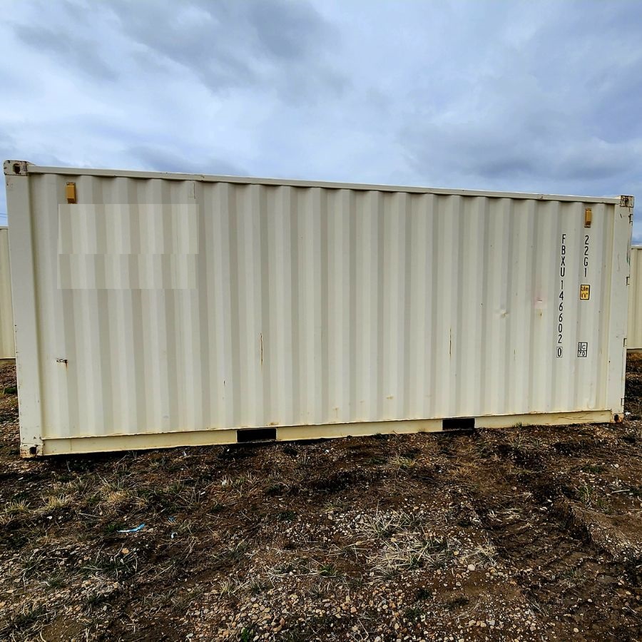 20&rsquo; New (1-Trip) Container w/ Shelving on BOTH sides - Backstorage Containers LLC